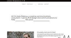 Desktop Screenshot of katedisbrow.com